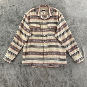 Ariat Huxley Retro Fit Snap Westestern Shirt Mens XL Southwestern Aztec Stripe